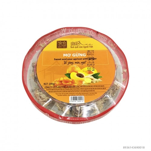 Ô Mai Mơ Gừng Hà Nội Xưa 200g